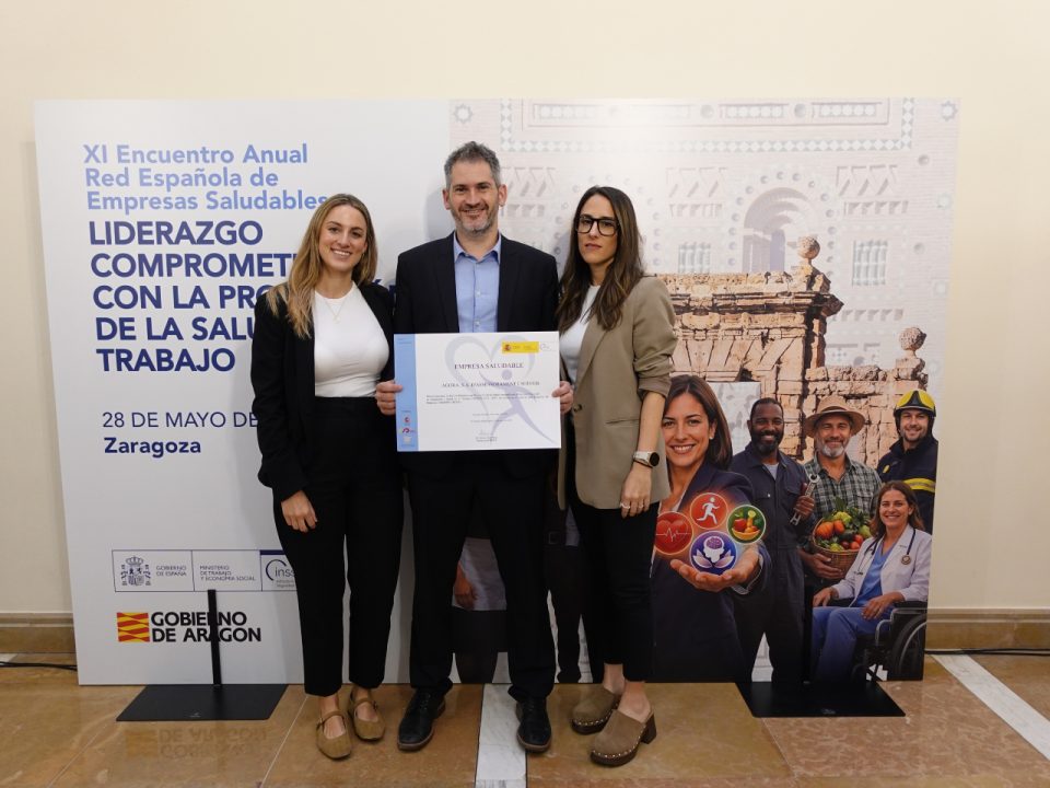 Àgora rep el premi com a Empresa Saludable
